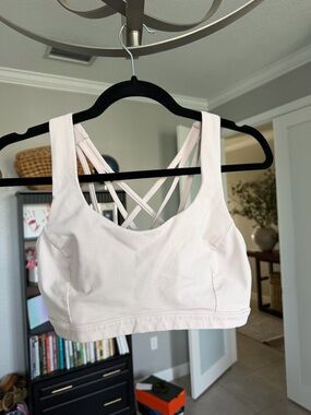 lululemon athletica Light Pink Strappy Sports Bra